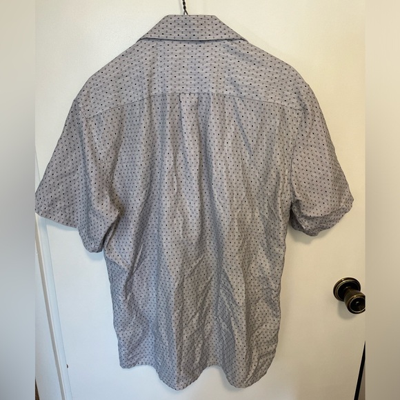 Sergio Louis black and grey button down size Medium - Picture 2 of 3